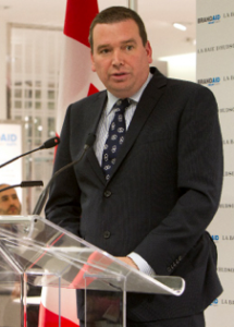 Christian Paradis Minister of International Development, Canada